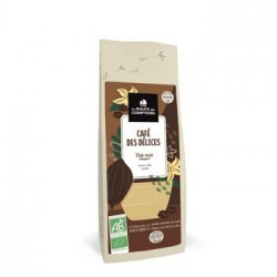 Thé noir AU CAFÉ DES DÉLICES P`tites Douceurs - Ecorces de cacao, vanille - Sachet 100g