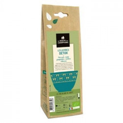 LES HERBES DÉTOX - Thé vert bio, maté, gingembre - Sachet 80g