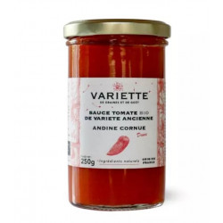Sauce tomate ANDINE CORNUE ROUGE monovarietale ancienne