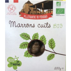 Marrons cuits Bio 200g