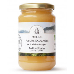 Miel de fleurs sauvages de la rivière Aragon 480g