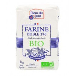 Farine T45 BIO paquet 1kg Fleur du Jura