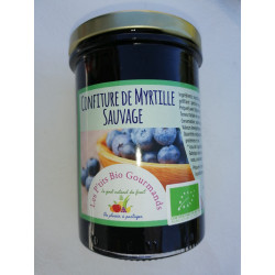 Confiture de Myrtille Sauvage Bio Artisanale "Les Ptits Bio Gourmands"
