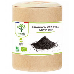 Charbon végétal actif Bio - 200 gélules