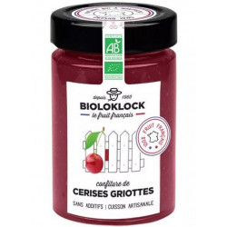 Confiture Bio de cerises griottes Françaises 230g