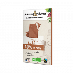 Chocolat au lait 40% 80g