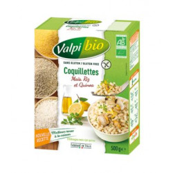 Pâte coquillette maïs riz quinoa 500g