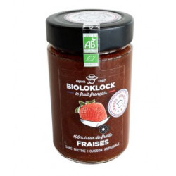 Préparation de fruits fraises 100% issus de France 210g