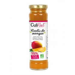 Coulis de mangue, 75% de fruits, 160g