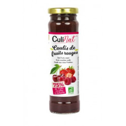 Coulis de fruits rouges 160g (fraise, framboise, cerise griotte)