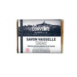 Savon de Marseille pour vaisselle, enrichi en bicarbonate de soude 200g