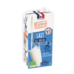 Lait UHT 1/2 écrémé brique 1L
