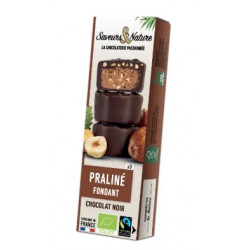 Rocher praliné noisette enrobés de chocolat au lait 3x15g