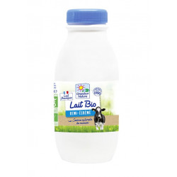 Lait UHT 1/2 écrémé bouteille 50cl