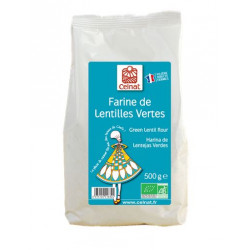 Farine de lentilles vertes bio France 500g