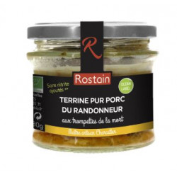 Terrine du randonneur aux trompettes de la mort sans nitrite ajouté 180g