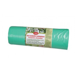 Sac poubelle 100l en rouleau x10 en display