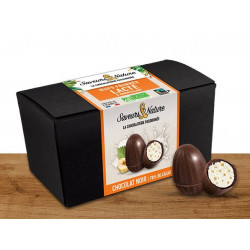 Ballotin d'oeufs lacté croustillant enrobés de chocolat noir (160g)