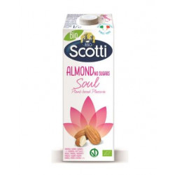 Boisson amande non sucrée, sans gluten, 1l