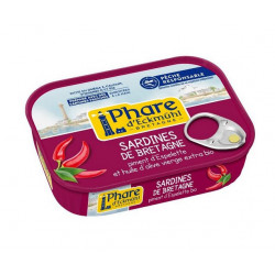 Sardine pêche responsable" au piment d'Espelette bio" 135g
