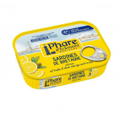 Sardine pêche responsable "citron et huile d'olive vierge extra" 135g