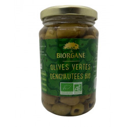 Olives vertes dénoyautées en bocal, 160g