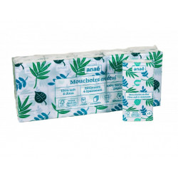 Mouchoirs fibres recyclées x10