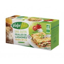 Pâte feuille de lasagnes maïs-riz 250g