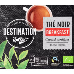 Thé noir ceylan english breakfast BIO X50 infusettes