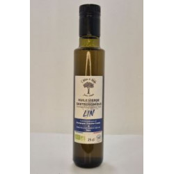 Huile de Lin vierge BIO L'ARBRE A HUILE 25cl