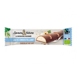 Barre lactée croustillant chocolat lait 30g